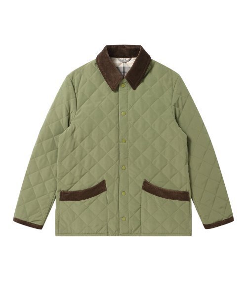 SOLEW（ソル）の「コーデュロイキルティングジャンパー_カーキ（ダウンジャケット/コート・メンズ・その他・SMALL/MEDIUM/LARGE/X-LARGE）」の4枚目の写真