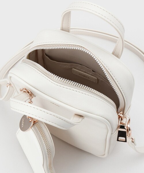 index（インデックス）の「【2WAY】ハートポーチ付きミニショルダーバッグ（ショルダーバッグ・レディース・ブラック/アイボリー/ワインレッド・00）」の17枚目の写真