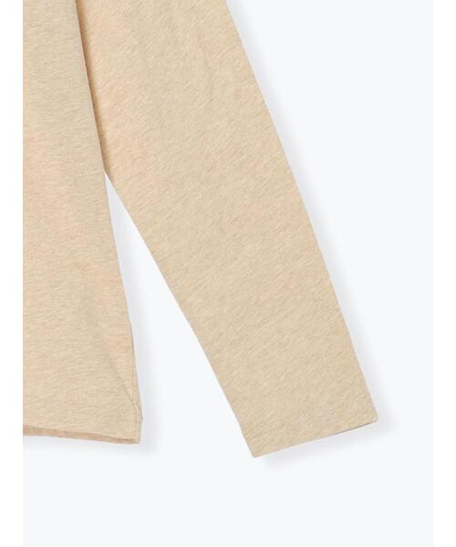 Samansa Mos2（サマンサ モスモス）の「【吸湿発熱】襟レースシャーリングカットソー（Tシャツ/カットソー・レディース・ブラック/ベージュ/オフホワイト・F）」の15枚目の写真