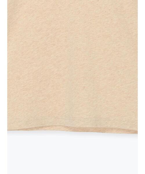 Samansa Mos2（サマンサ モスモス）の「【吸湿発熱】襟レースシャーリングカットソー（Tシャツ/カットソー・レディース・ブラック/ベージュ/オフホワイト・F）」の16枚目の写真