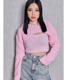 GYDA | GGアンサンブルニットパーカー(ニット/セーター)