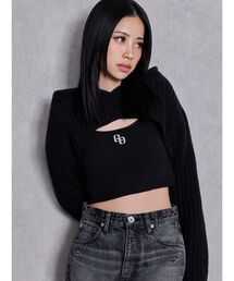 GYDA | GGアンサンブルニットパーカー(ニット/セーター)