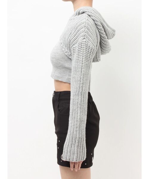 GYDA（ジェイダ）の「GGアンサンブルニットパーカー（ニット/セーター・レディース・ピンク/ブラック/グレー・FREE）」の17枚目の写真