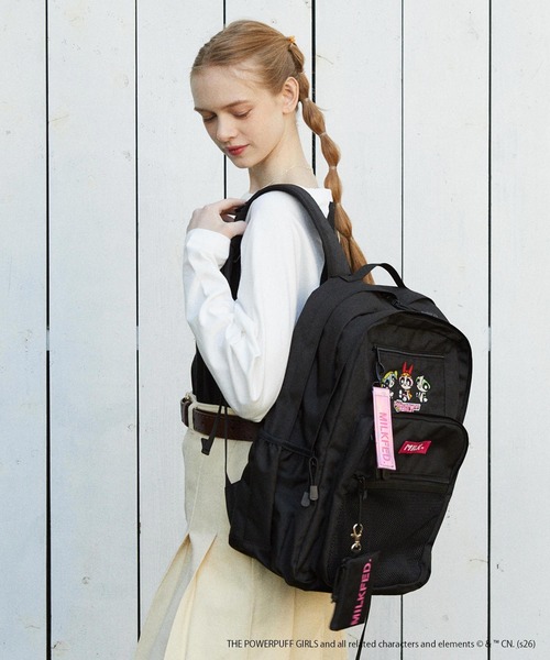 MILKFED.(ミルクフェド)の「THE POWERPUFF GIRLS × MILKFED. BACKPACK(バックパック/リュック・レディース・ブラック・ONE SIZE)」の6枚目の写真