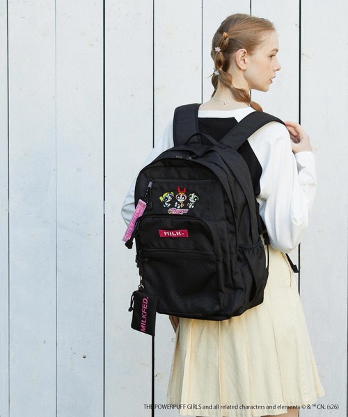 MILKFED.(ミルクフェド)の「THE POWERPUFF GIRLS × MILKFED. BACKPACK(バックパック/リュック・レディース・ブラック・ONE SIZE)」の7枚目の写真