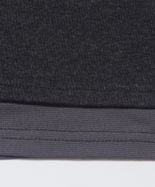 coca（coca）（コカ）の「袖シャーリングレイヤードワンピース（ワンピース・レディース・チャコール/ブラック・L/M/S）」の19枚目の写真