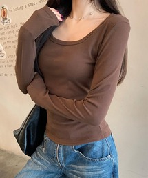 PRIVATE  BEACH（プライベートビーチ）の「スクエアネックロンT（Tシャツ/カットソー）」