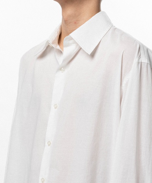 KAMIYA（カミヤ）の「Drawstring Cuff Shirt（シャツ/ブラウス・メンズ・ブラック/ホワイト・S）」の7枚目の写真