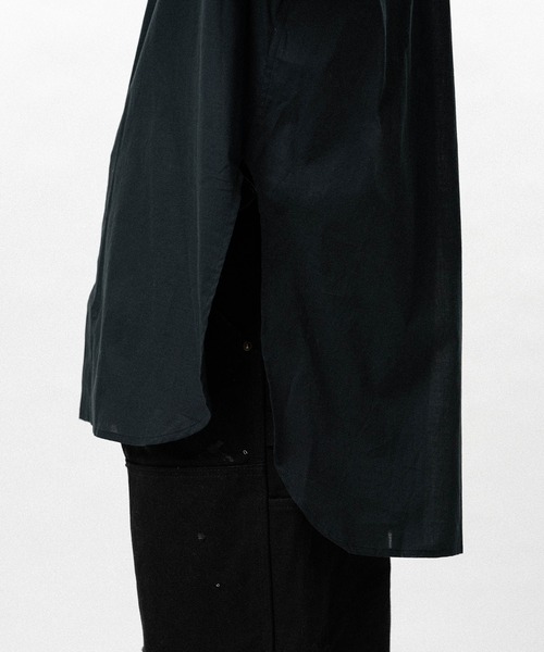 KAMIYA（カミヤ）の「Drawstring Cuff Shirt（シャツ/ブラウス・メンズ・ブラック/ホワイト・S）」の15枚目の写真