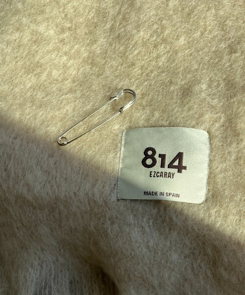 Omekashi（オメカシ）の「814 EZCARAY SCARF MOHAIR（マフラー・レディース・オフホワイト・FREE）」の2枚目の写真