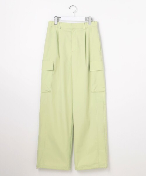 自由区（ジユウク）の「ハイカウントカーゴ パンツ（カーゴパンツ・レディース・ブラック系/カーキ系/グリーン系・40/38）」の19枚目の写真