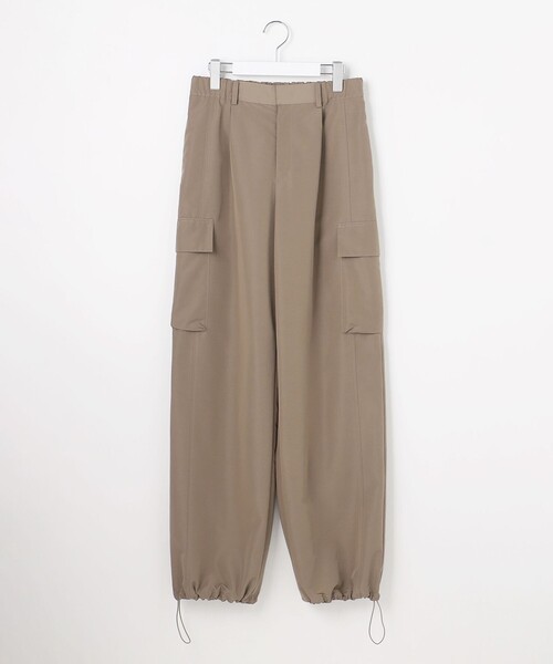 自由区（ジユウク）の「ハイカウントカーゴ パンツ（カーゴパンツ・レディース・ブラック系/カーキ系/グリーン系・40/38）」の7枚目の写真