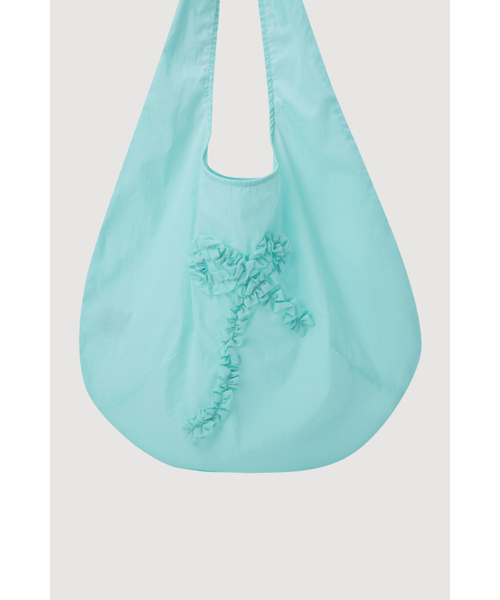 Lucky Chouette(Lucky Chouette)の「Chouetties Ribbon Tote Bag(mint)_7ABAX25610MIX(トートバッグ・レディース・ミント・FREE)」の5枚目の写真