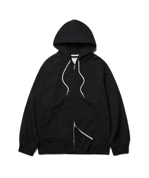 Fort Zip-up Hoodie Black