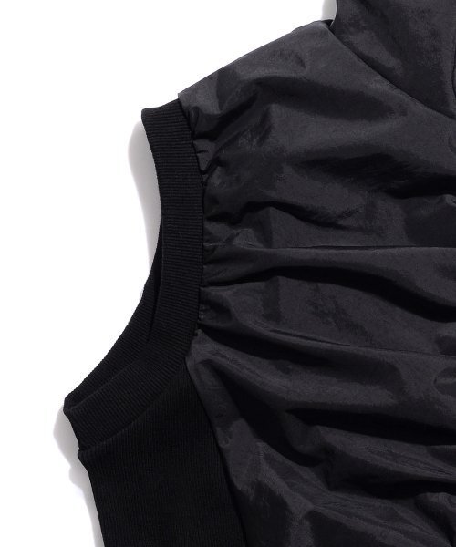 PIECEMAKER(ピースメーカー)の「TS NYLON SHIRRING VEST (BLACK)(ベスト・レディース・その他・FREE)」の6枚目の写真