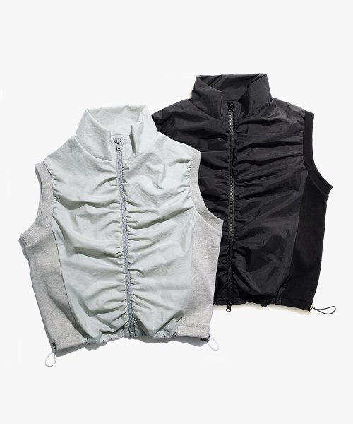 PIECEMAKER(ピースメーカー)の「TS NYLON SHIRRING VEST (BLACK)(ベスト・レディース・その他・FREE)」の8枚目の写真