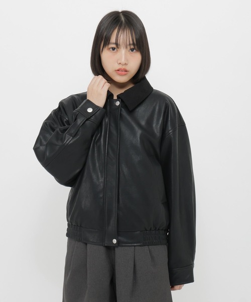 【新品未使用】BEAUTY&YOUTH ウールライク ショートジップブルゾン ウールライク ショートジップブルゾン｜ユナイテッドアローズ