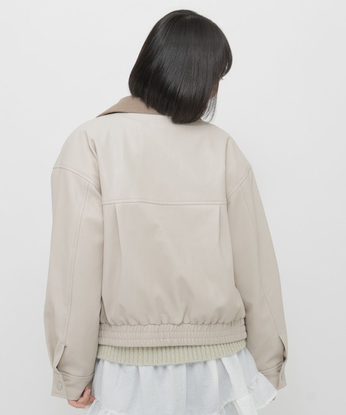 GLOBAL WORK(グローバルワーク)の「ZIPUPショートブルゾン/AND YUA ANY/636250(ブルゾン・キッズ・ブラック/オートミール/キャメル・MEDIUM/SMALL)」の14枚目の写真