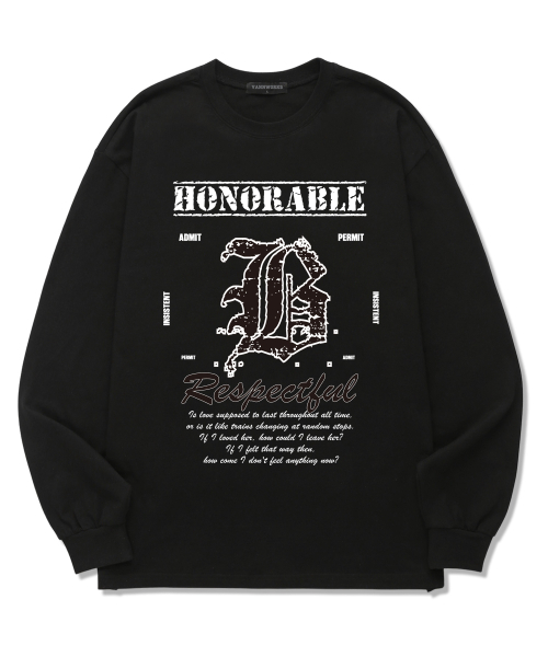 VANNWORKS(バンワークス)の「ABO ロングスリーブ (VLS0209) B_ブラック(Tシャツ/カットソー・レディース・その他・S/M/L/XL/XXL)」の3枚目の写真