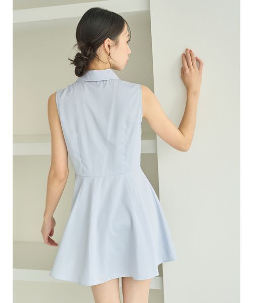 SNIDEL（スナイデル）の「シャツレイヤードニットチュニック（その他トップス・レディース・オフホワイト/グリーン/ネイビー・F）」の22枚目の写真