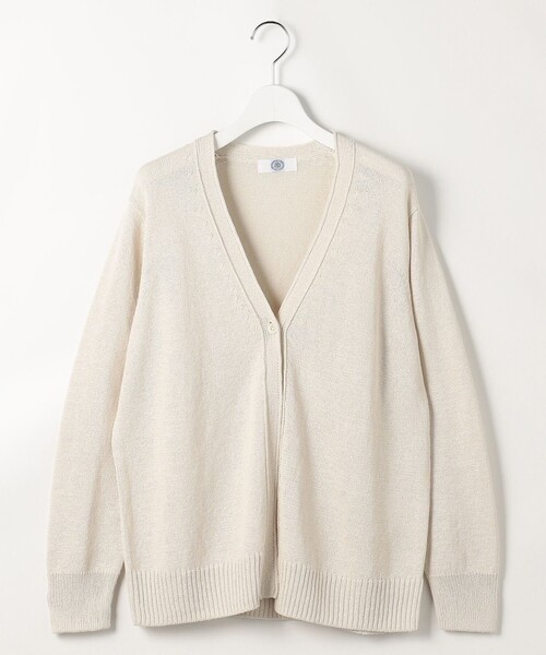 J.PRESS(ジェイプレス)の「【冷房対策に】DRY COMFORT Vネック カーディガン(カーディガン/ボレロ・レディース・スカイブルー系/ベージュ系/アイボリー系・F)」の10枚目の写真