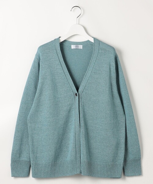 J.PRESS(ジェイプレス)の「【冷房対策に】DRY COMFORT Vネック カーディガン(カーディガン/ボレロ・レディース・スカイブルー系/ベージュ系/アイボリー系・F)」の11枚目の写真