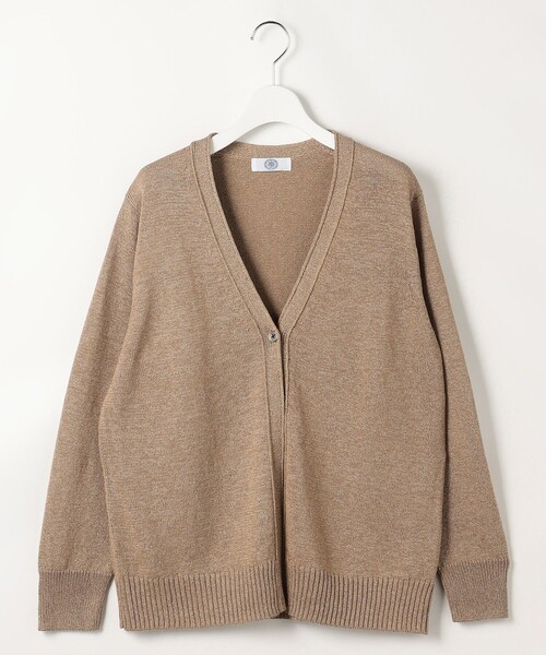 J.PRESS(ジェイプレス)の「【冷房対策に】DRY COMFORT Vネック カーディガン(カーディガン/ボレロ・レディース・スカイブルー系/ベージュ系/アイボリー系・F)」の12枚目の写真