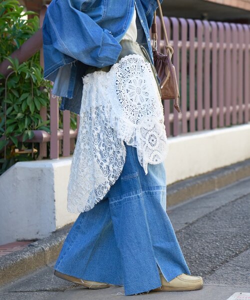 etsinta（エシンタ）の「インスタライブで大反響!!【etsinta】2wayレースミリタリーミニスカート（スカート・レディース・カーキ・ONE SIZE）」の14枚目の写真