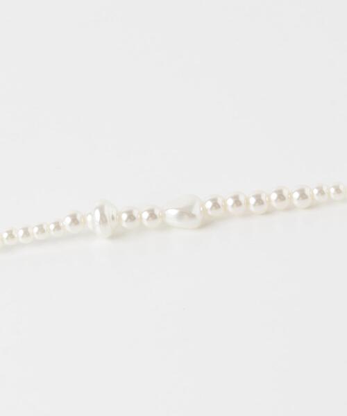 SMELLY（スメリー）の「ミックスパールネックレス（ネックレス・レディース・ホワイト・-）」の6枚目の写真