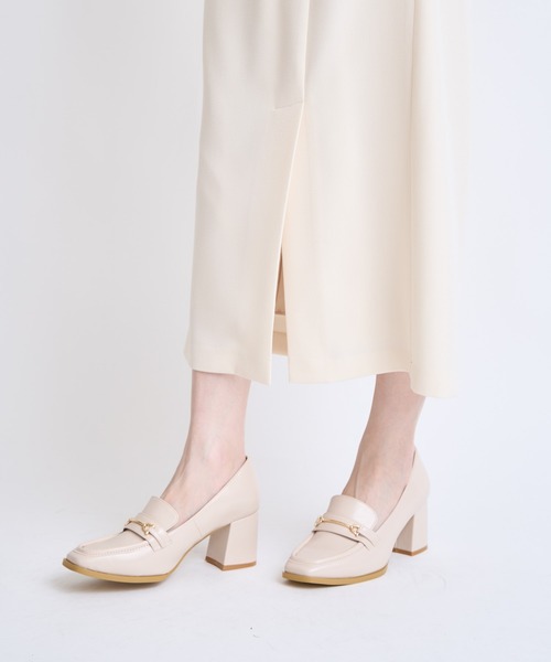 NOELA（ノエラ）の「パーツデザインペンシルスカート（スカート・レディース・グレー/オフホワイト/モカ・S/M）」の9枚目の写真