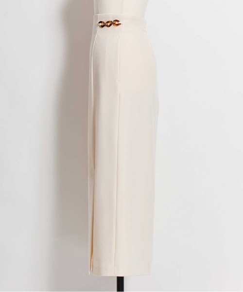 NOELA（ノエラ）の「パーツデザインペンシルスカート（スカート・レディース・グレー/オフホワイト/モカ・S/M）」の16枚目の写真