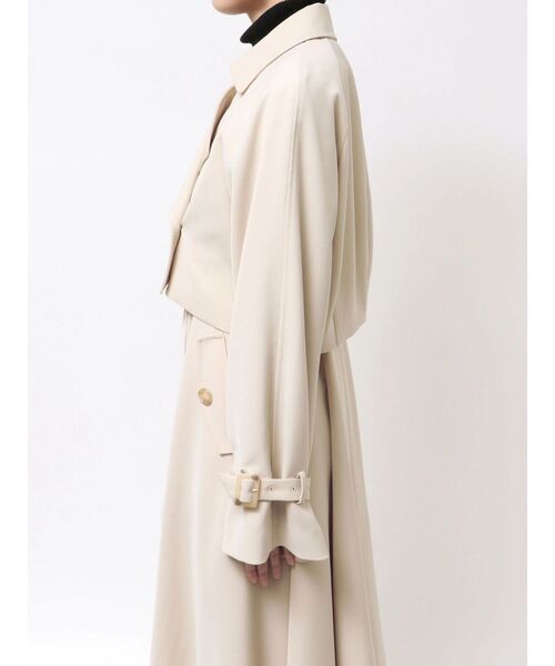 MERCURYDUO（マーキュリーデュオ）の「【セットアップ着用可】ショートトレンチコート（トレンチコート・レディース・ベージュ/アイボリー・FREE）」の20枚目の写真