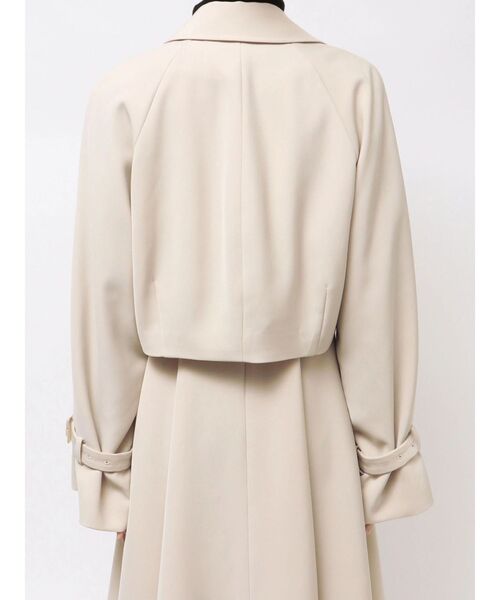 MERCURYDUO（マーキュリーデュオ）の「【セットアップ着用可】ショートトレンチコート（トレンチコート・レディース・ベージュ/アイボリー・FREE）」の21枚目の写真