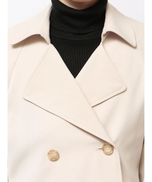 MERCURYDUO（マーキュリーデュオ）の「【セットアップ着用可】ショートトレンチコート（トレンチコート・レディース・ベージュ/アイボリー・FREE）」の22枚目の写真