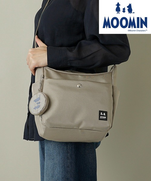 MOOMIN（ムーミン）の「【MOOMIN】(ムーミン) ショルダーバッグ RMNK-08（ショルダーバッグ・レディース・ブラック/ベージュ/レッド/グリーン/サックスブルー・ONE SIZE）」の2枚目の写真
