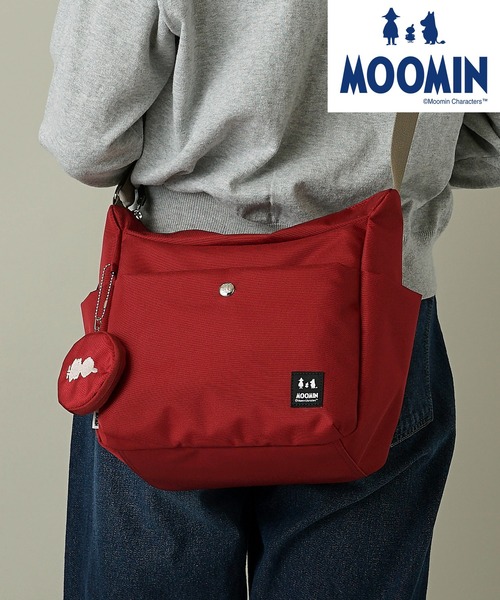 MOOMIN（ムーミン）の「【MOOMIN】(ムーミン) ショルダーバッグ RMNK-08（ショルダーバッグ・レディース・ブラック/ベージュ/レッド/グリーン/サックスブルー・ONE SIZE）」の5枚目の写真