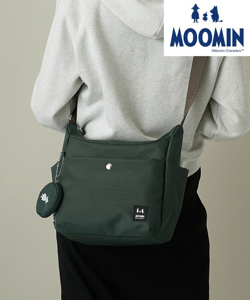 MOOMIN（ムーミン）の「【MOOMIN】(ムーミン) ショルダーバッグ RMNK-08（ショルダーバッグ・レディース・ブラック/ベージュ/レッド/グリーン/サックスブルー・ONE SIZE）」の3枚目の写真