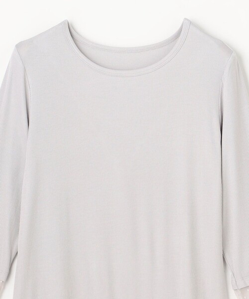 ANY(エニィ)の「袖ドットチュールコンビインナー(Tシャツ/カットソー・レディース・ブラック系/ライトグレー系/アイボリー系・X-LARGE)」の18枚目の写真