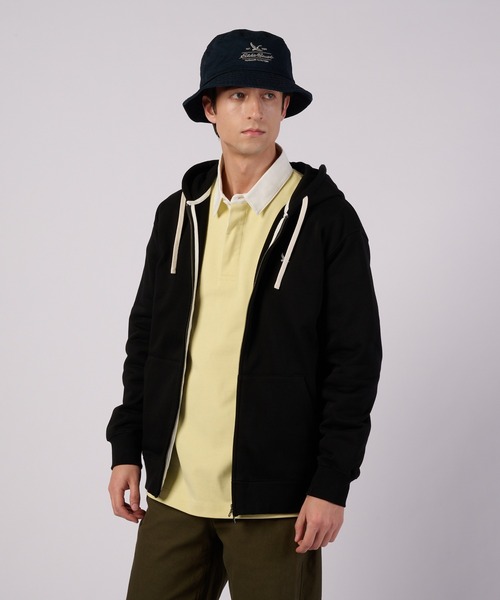 Eddie Bauer(エディーバウアー)の「ヴィンテージ ソフト ジップフーディ(パーカー・メンズ・杢グレー/グレイッシュベージュ/ブラック・S/M/XL/L)」の2枚目の写真