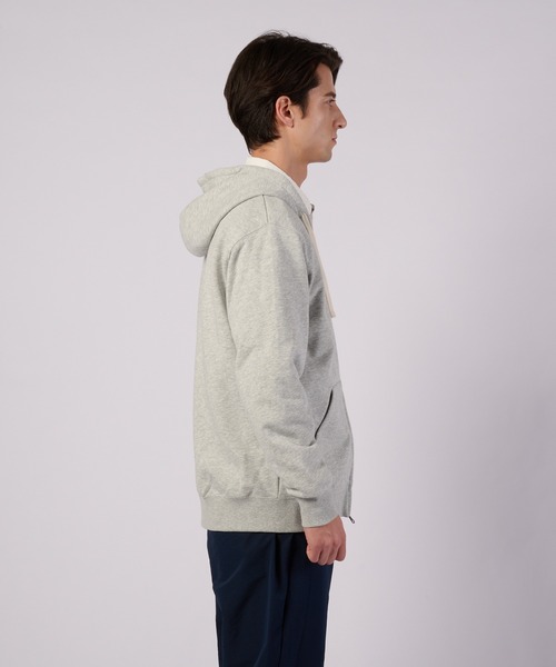 Eddie Bauer(エディーバウアー)の「ヴィンテージ ソフト ジップフーディ(パーカー・メンズ・杢グレー/グレイッシュベージュ/ブラック・S/M/XL/L/XXL)」の6枚目の写真