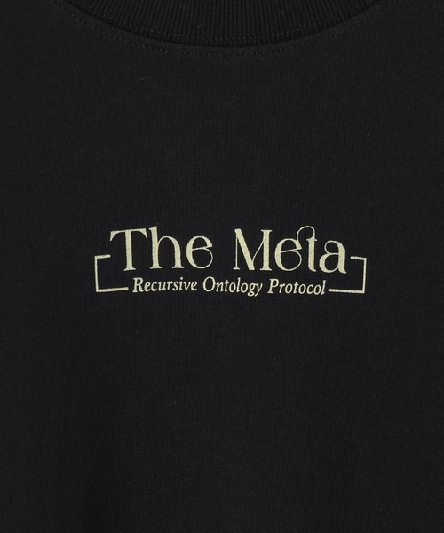 PBLIM（ページボーイリム）の「《UNISEX》モードフラワーロンＴ バックプリント / ルーズシルエット（Tシャツ/カットソー・レディース・オフホワイト/ブラック・MEDIUM/LARGE）」の3枚目の写真