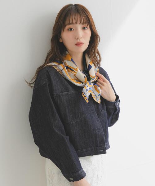 URBAN RESEARCH ROSSO WOMEN（アーバンリサーチ　ロッソ）の「manipuri　65ピルエット（バンダナ/スカーフ・レディース・キャメル・-）」の3枚目の写真