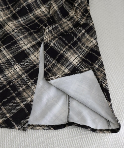 Miniministore(ミニミニストア)の「チェック柄サスペンダーワンピースベルト付(ジャンパースカート・レディース・ベージュ系2/ベージュ系1・L/M/S)」の18枚目の写真