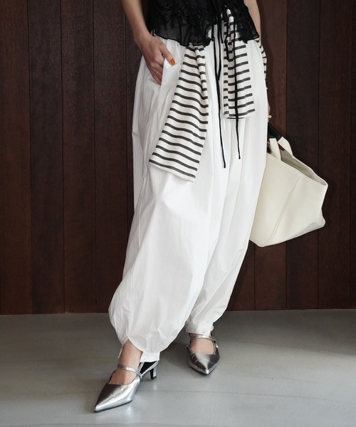 chuclla(チュクラ)の「エアリーバルーンパンツ chw26s089(その他パンツ・レディース・ホワイト・S/M)」の8枚目の写真