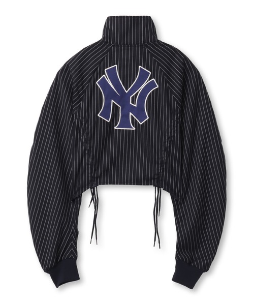 MLB(メジャーリーグベースボール)の「atmos pink x MLB Track Jackt / アトモス ピンク MLB トラック ジャケット【SP】(その他アウター・レディース・ホワイト/ネイビー/カモフラージュ・FREE)」の1枚目の写真