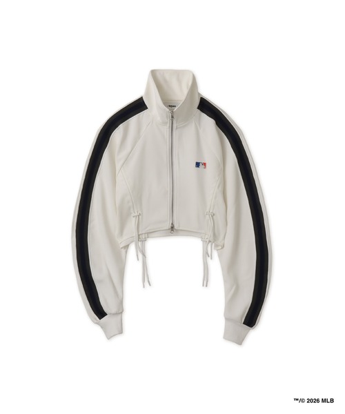MLB(メジャーリーグベースボール)の「atmos pink x MLB Track Jackt / アトモス ピンク MLB トラック ジャケット【SP】(その他アウター・レディース・ホワイト/ネイビー/カモフラージュ・FREE)」の4枚目の写真