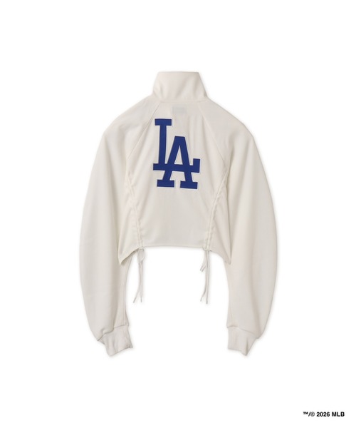 MLB(メジャーリーグベースボール)の「atmos pink x MLB Track Jackt / アトモス ピンク MLB トラック ジャケット【SP】(その他アウター・レディース・ホワイト/ネイビー/カモフラージュ・FREE)」の9枚目の写真