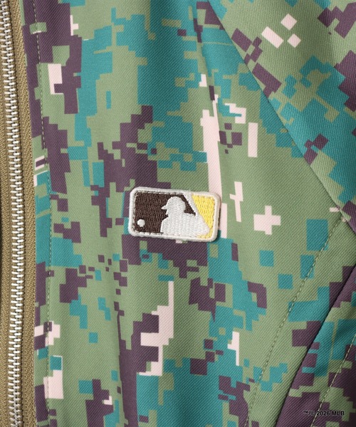 MLB(メジャーリーグベースボール)の「atmos pink x MLB Track Jackt / アトモス ピンク MLB トラック ジャケット【SP】(その他アウター・レディース・ホワイト/ネイビー/カモフラージュ・FREE)」の13枚目の写真