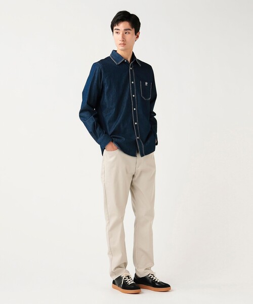 BEAMS HEART（ビームスハート）の「ナロー ピケ 5ポケット パンツ 2（その他パンツ・メンズ・ベージュ/ブラウン/ブラウン系その他・S/M/L/XL）」の5枚目の写真