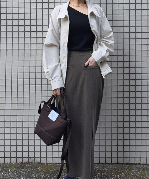 DRAW(ドロー)の「DRAW(ドロー) / 折り畳み式バッグ SMALL Fold Bag Small(ハンドバッグ・レディース・ブラック/ベージュ/ネイビー/ダークブラウン・FREE)」の11枚目の写真